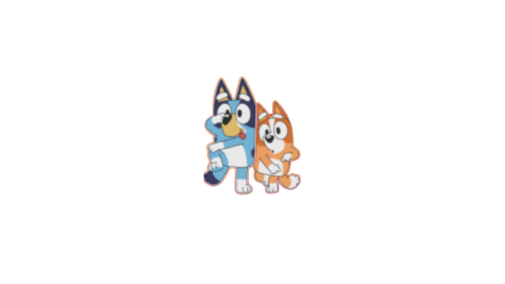 Topo de bolo - Bluey e Bingo